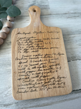 Load image into Gallery viewer, Custom Engraved Recipe Board