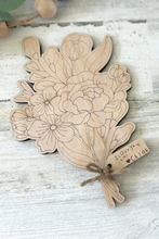 Load image into Gallery viewer, Personalized DIY Wooden Floral Bouquet