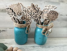 Load image into Gallery viewer, Painted Mason Jars