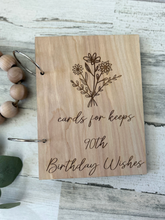 Load image into Gallery viewer, Personalized Birthday Cards Holder