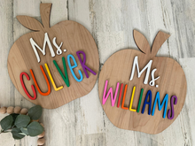 Load image into Gallery viewer, Personalized Apple Teacher Gift