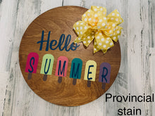 Load image into Gallery viewer, Welcome to our home round door hanger