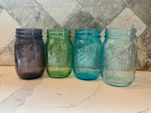 Load image into Gallery viewer, Wood mason jar planter box centerpiece | rustic farmhouse decor