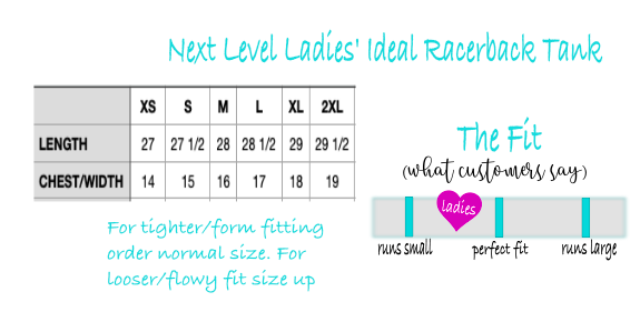 Sweating for the wedding racerback tank