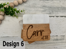 Load image into Gallery viewer, Marble and Wood Coasters
