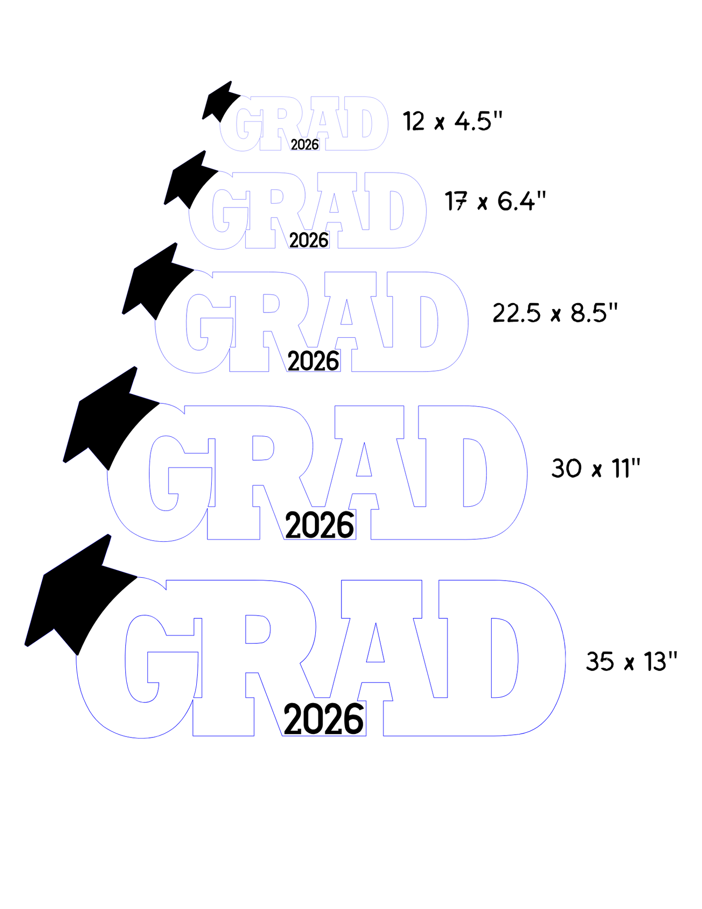 Personalized Graduation Signature Keepsake Sign