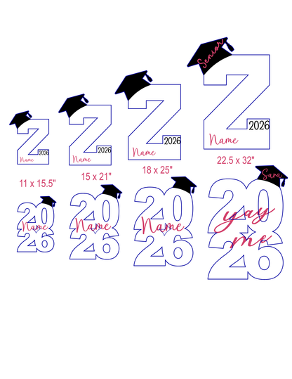 Personalized Graduation Signature Board