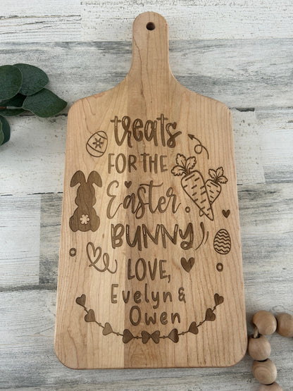 Personalized Easter Bunny Treat Board