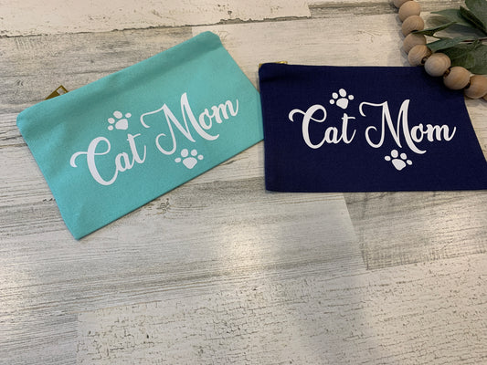 Cat Mom Cosmetic/make-up bags