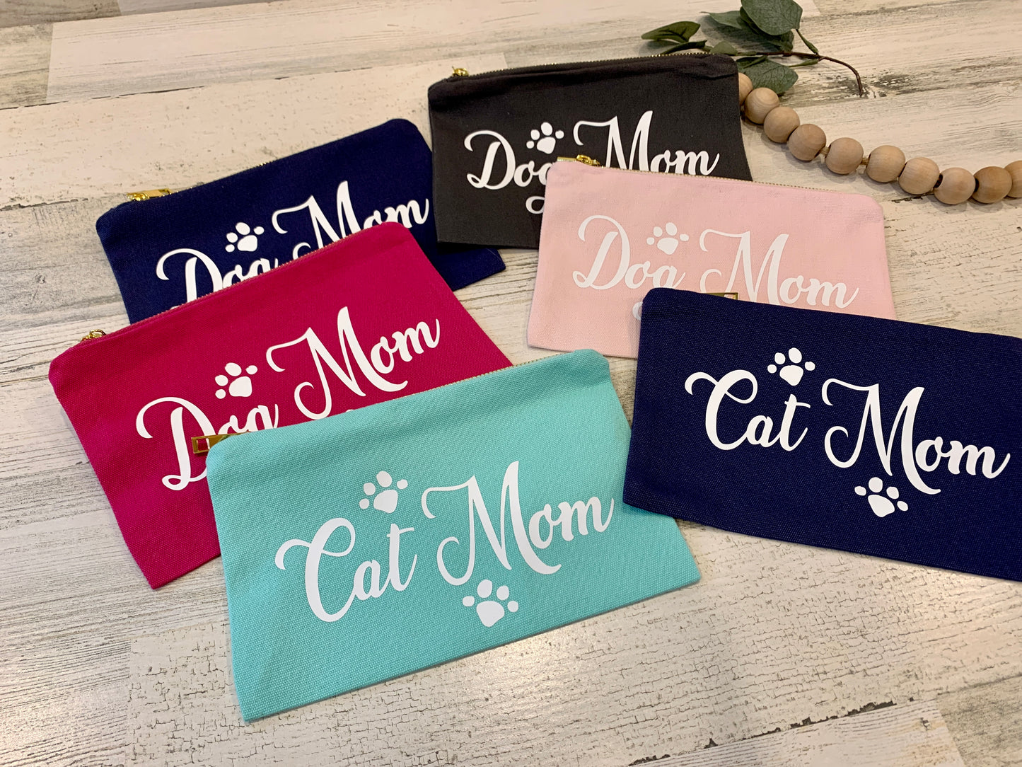 Dog Mom Cosmetic/make-up bags