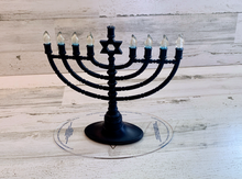 Load image into Gallery viewer, Hanukkah Blessings Menorah Drip Tray
