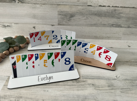 Personalized Playing Card Holder Family Game Night
