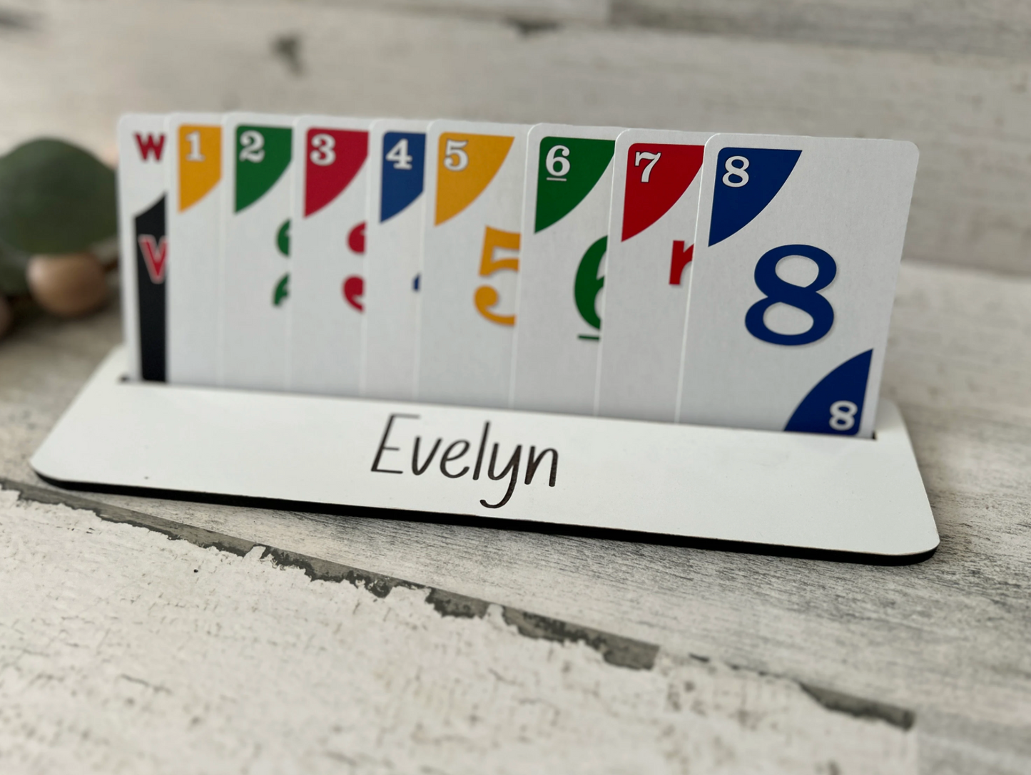 Personalized Playing Card Holder Family Game Night