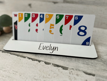 Personalized Playing Card Holder Family Game Night