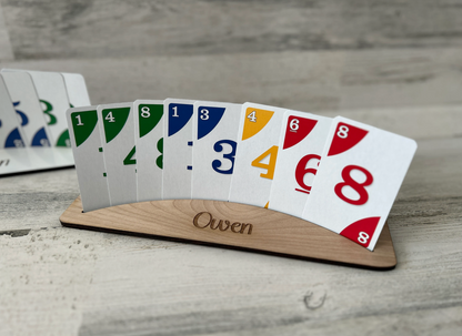 Personalized Playing Card Holder Family Game Night