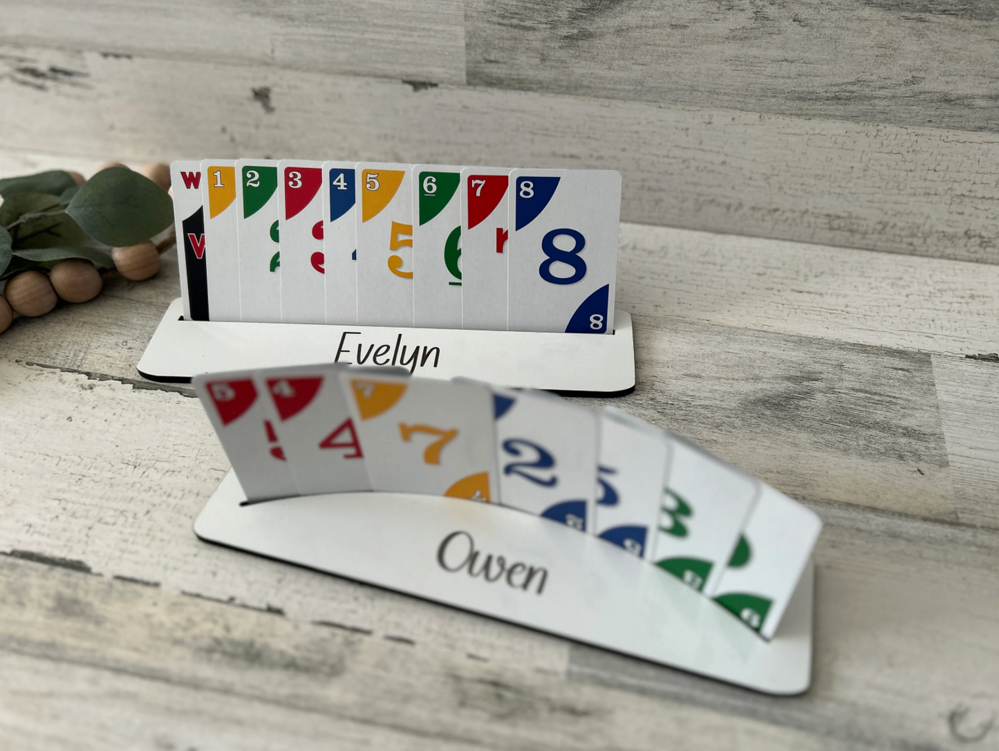 Personalized Playing Card Holder Family Game Night