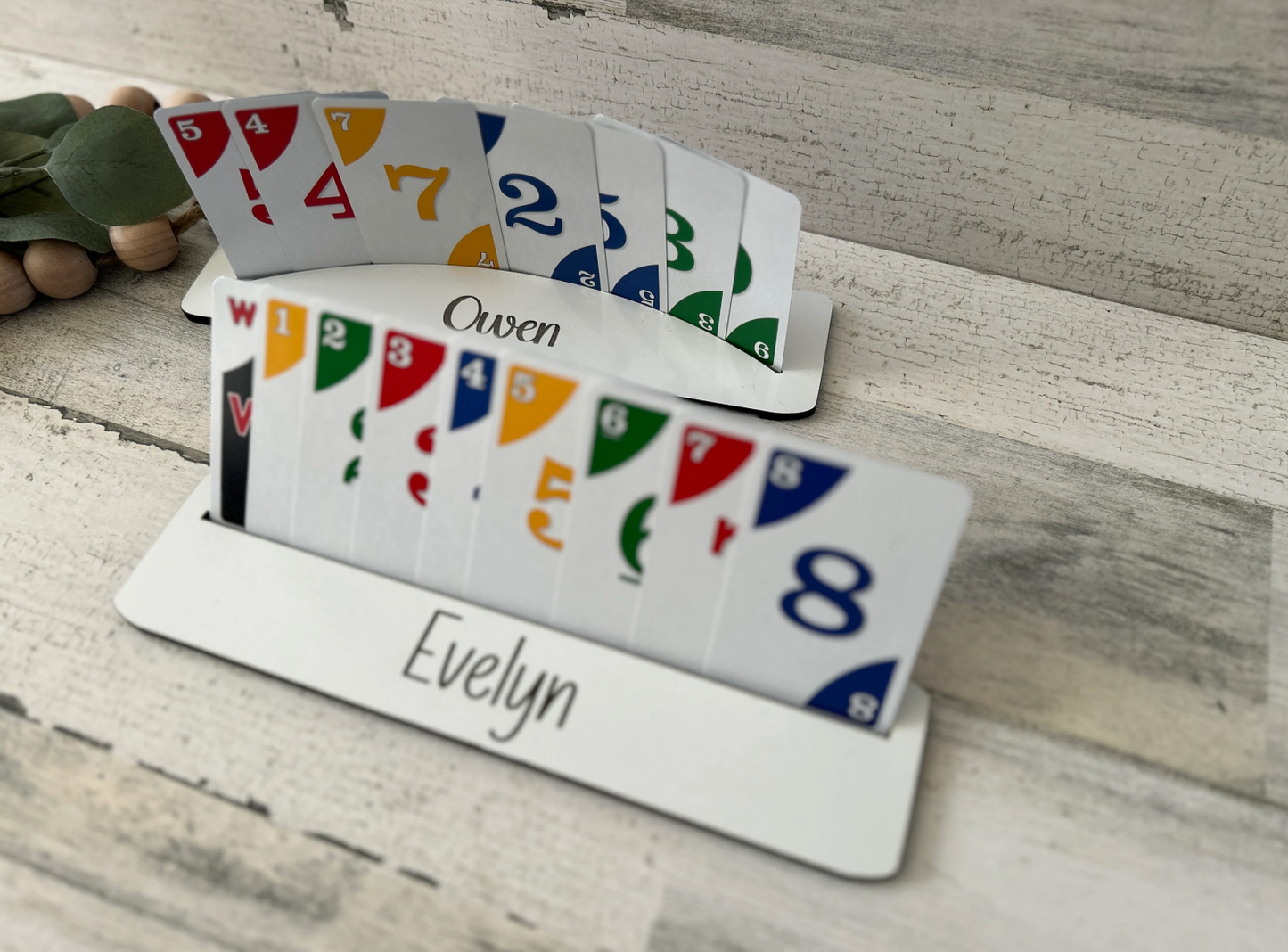 Personalized Playing Card Holder Family Game Night