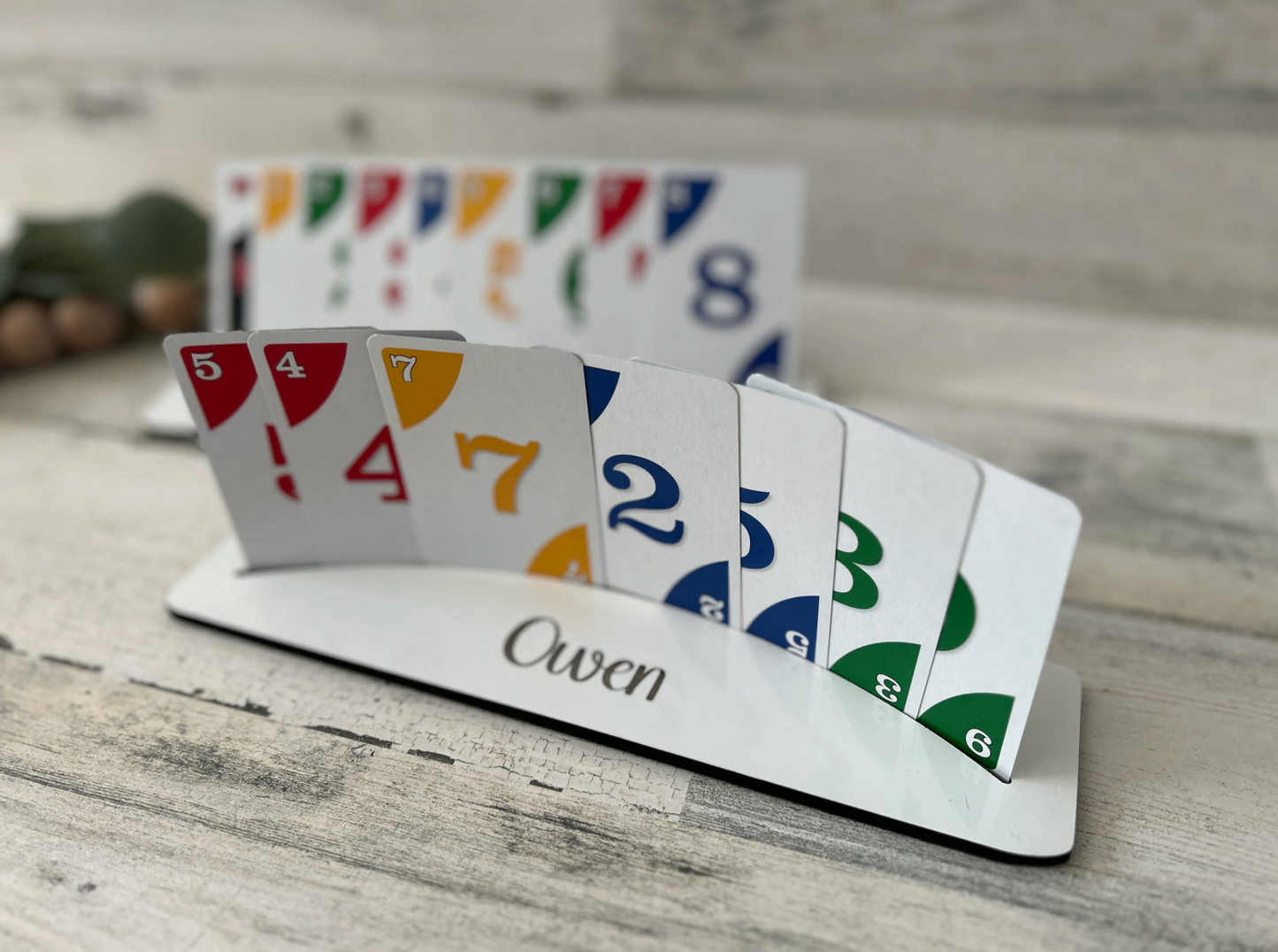 Personalized Playing Card Holder Family Game Night