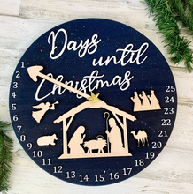 Load image into Gallery viewer, Christmas Nativity Countdown Clock
