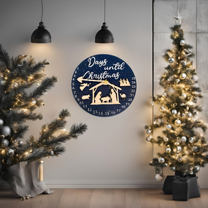 Christmas Nativity Countdown Clock