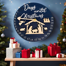 Load image into Gallery viewer, Christmas Nativity Countdown Clock
