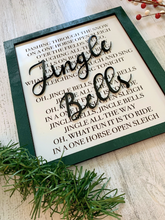 Load image into Gallery viewer, Jingle Bells Lyric Sign
