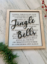 Load image into Gallery viewer, Jingle Bells Lyric Sign
