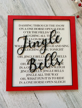 Load image into Gallery viewer, Jingle Bells Lyric Sign
