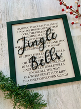 Load image into Gallery viewer, Jingle Bells Lyric Sign
