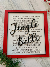 Load image into Gallery viewer, Jingle Bells Lyric Sign
