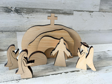 Load image into Gallery viewer, Easter Scene Wooden Decor
