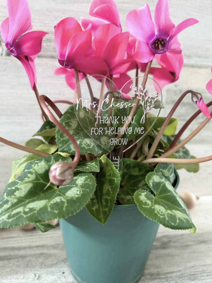 Personalized Plant Stake