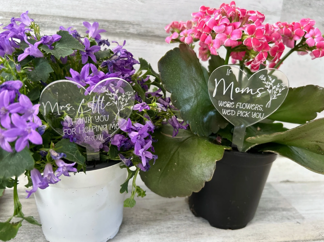 Personalized Acrylic Plant Stake