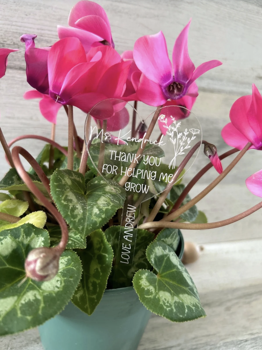 Personalized Plant Stake