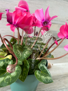 Personalized Acrylic Plant Stake