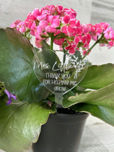 Load image into Gallery viewer, Personalized Acrylic Plant Stake
