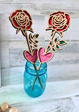 Load image into Gallery viewer, Personalized Wooden Rose
