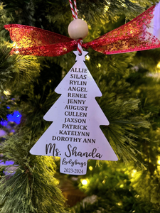 Teacher Tree Ornament