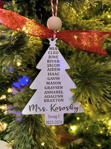 Teacher Tree Ornament