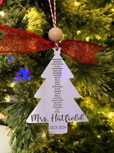 Teacher Tree Ornament