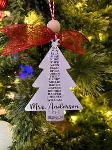 Teacher Tree Ornament