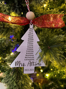 Teacher Tree Ornament