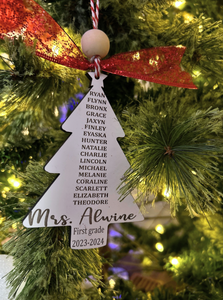 Teacher Tree Ornament