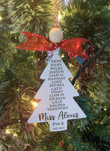 Teacher Tree Ornament