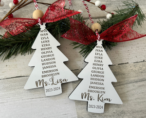 Teacher Tree Ornament