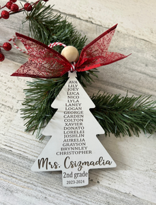 Teacher Tree Ornament