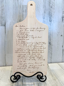 Custom Engraved Recipe Board