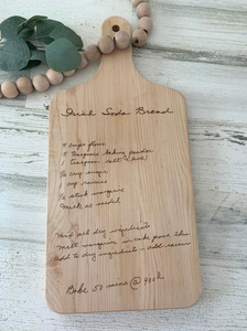 Custom Engraved Recipe Board