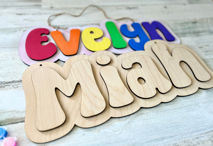 Personalized Kids DIY Name Sign Paint Kit