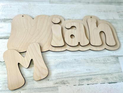 Personalized Kids DIY Name Sign Paint Kit